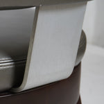 David Edwards Ocean Leather Dining Chairs, Set of 8