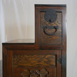 Vintage Japanese Hardwood Cha Tansu - Tea Chest