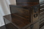 Vintage Japanese Hardwood Cha Tansu - Tea Chest