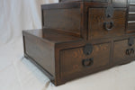 Vintage Japanese Hardwood Cha Tansu - Tea Chest