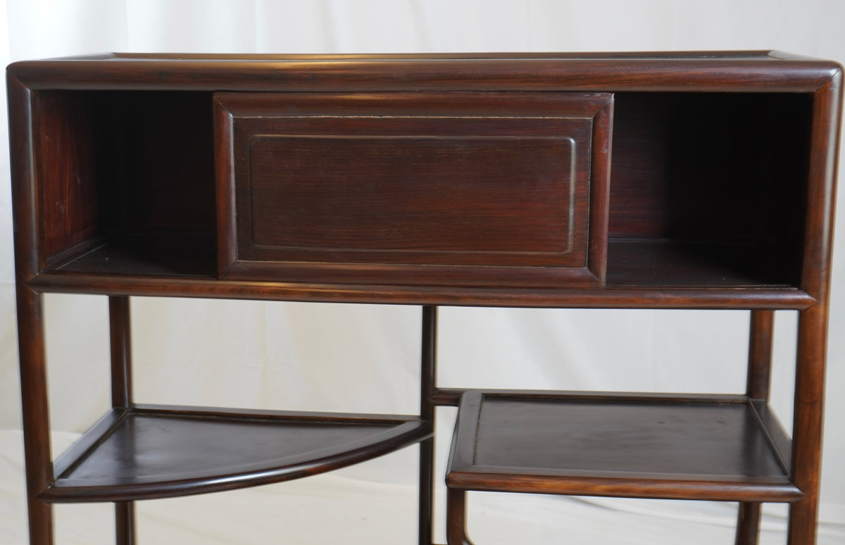 Vintage Japanese Hardwood Cha Tansu - Tea Chest