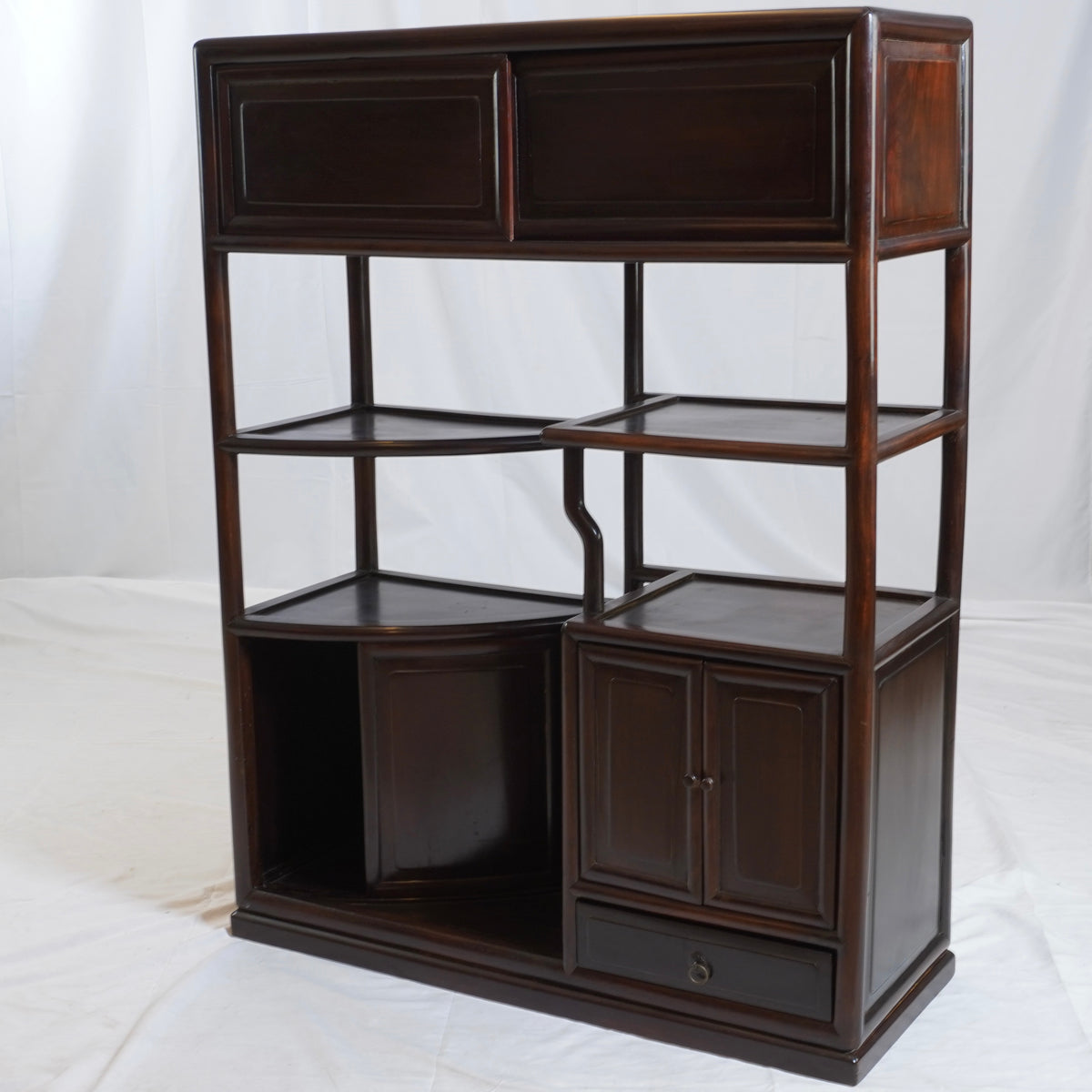 Vintage Japanese Hardwood Cha Tansu - Tea Chest