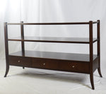 Barbara Barry Collection For Baker Mahogany Console Table