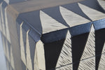 Maitland Smith Post Modern End Table or Storage Trunk