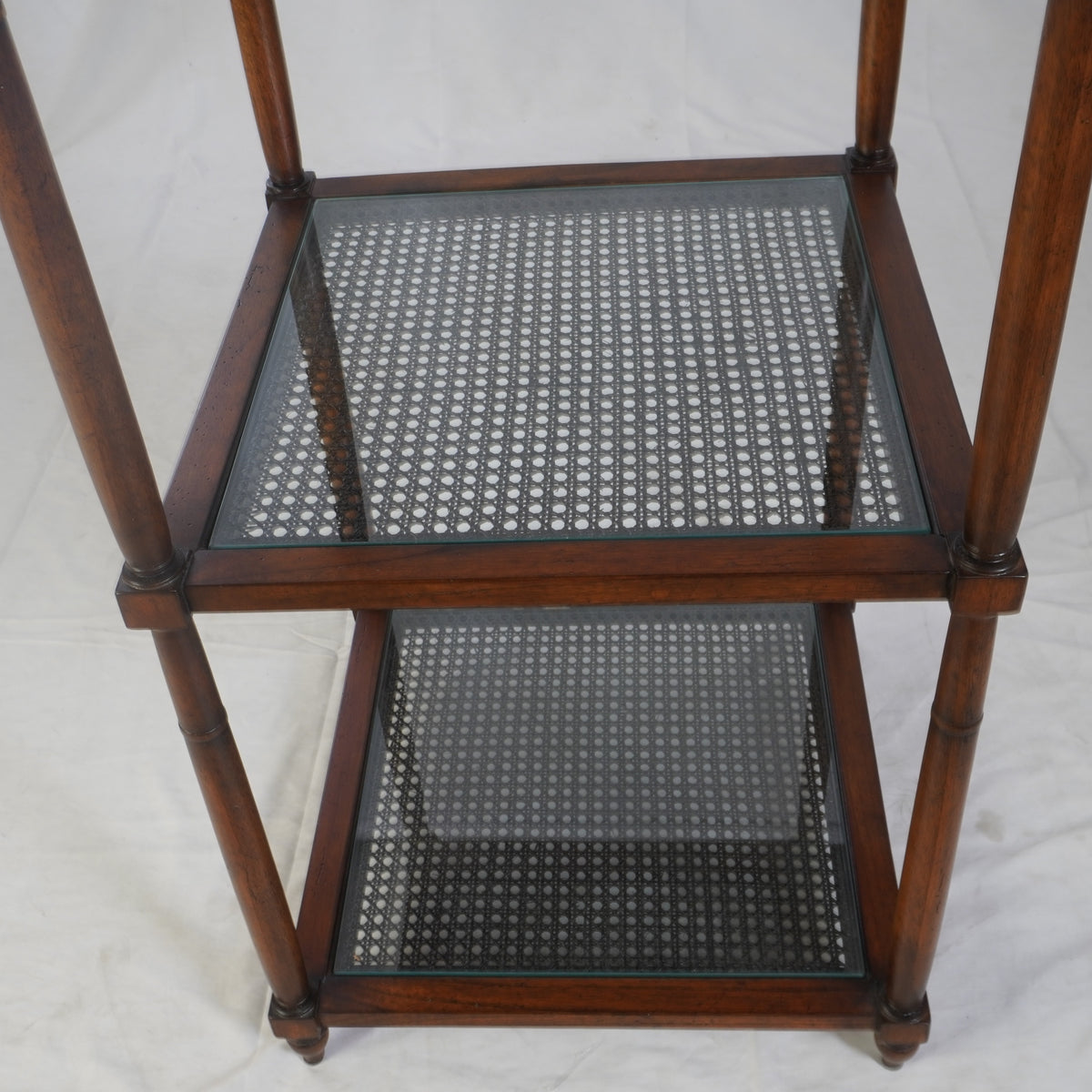 Baker Furniture Cane Étagère Bookcase