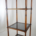 Baker Furniture Cane Étagère Bookcase