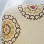 Emanuel Cappello Skirted Club Chairs, Pair of