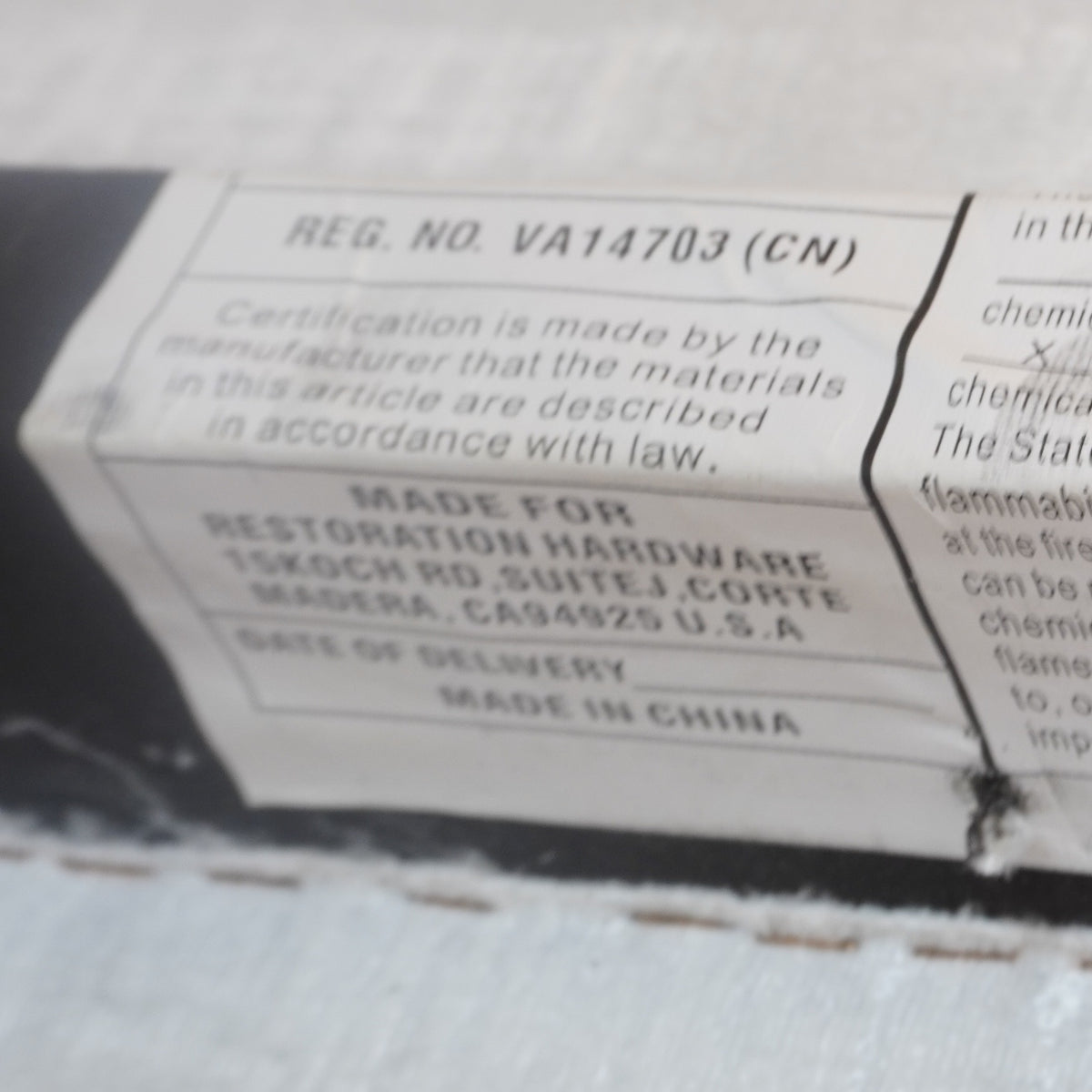 Restoration Hardware Modena Queen Size Platform Bed