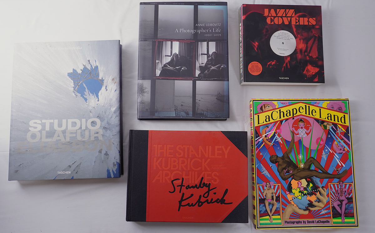 La Chapelle , Liebowitz, Eliasson, Kubrick & Jazz Books, Set of 5