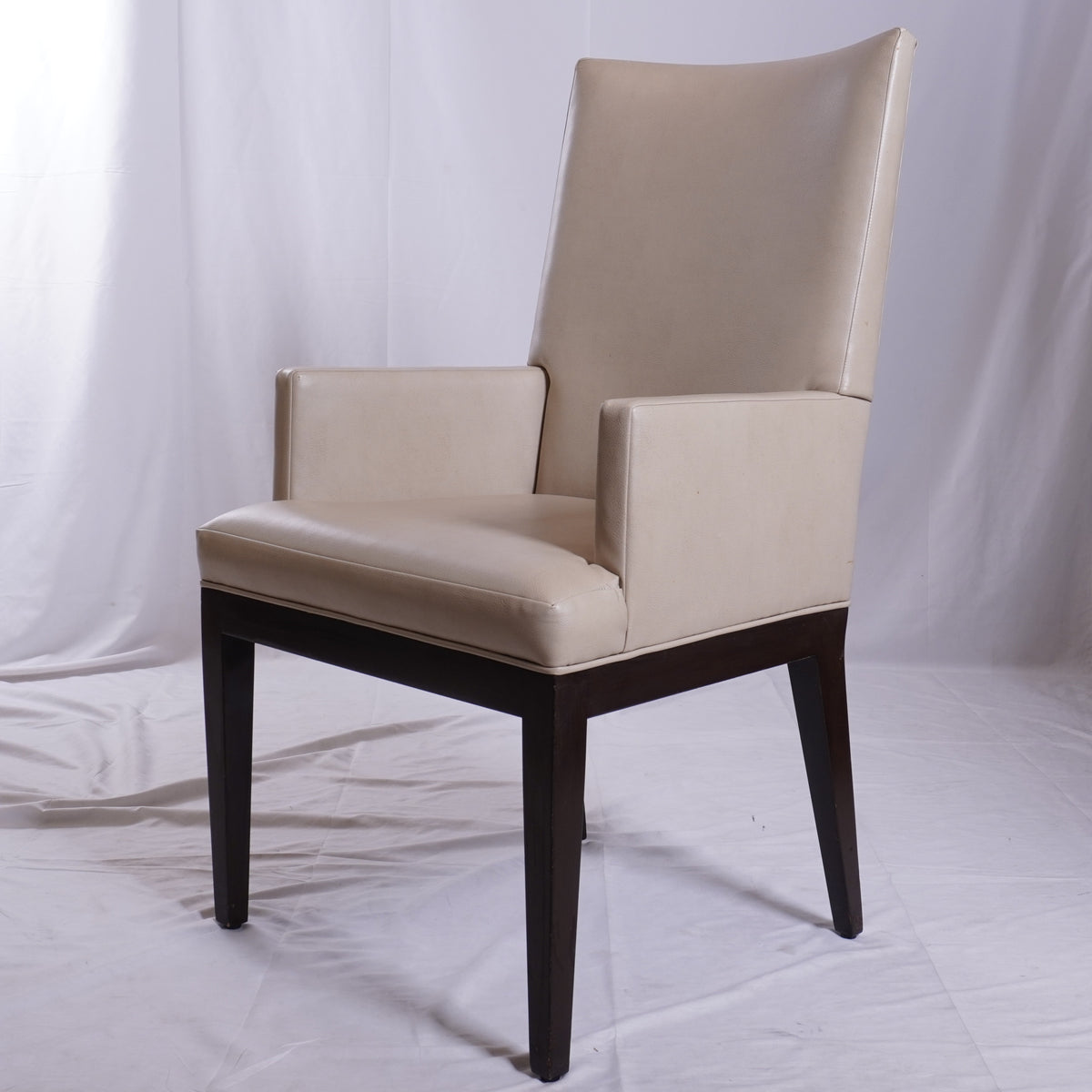 A. Rudin Chairs with Holly Hunt Faux Leather, Set of 6