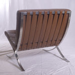 1950s Florence Knoll Barcelona Chairs Designed by Ludwig Mies van der Rohe from the GM Tech Center MI, Pair of