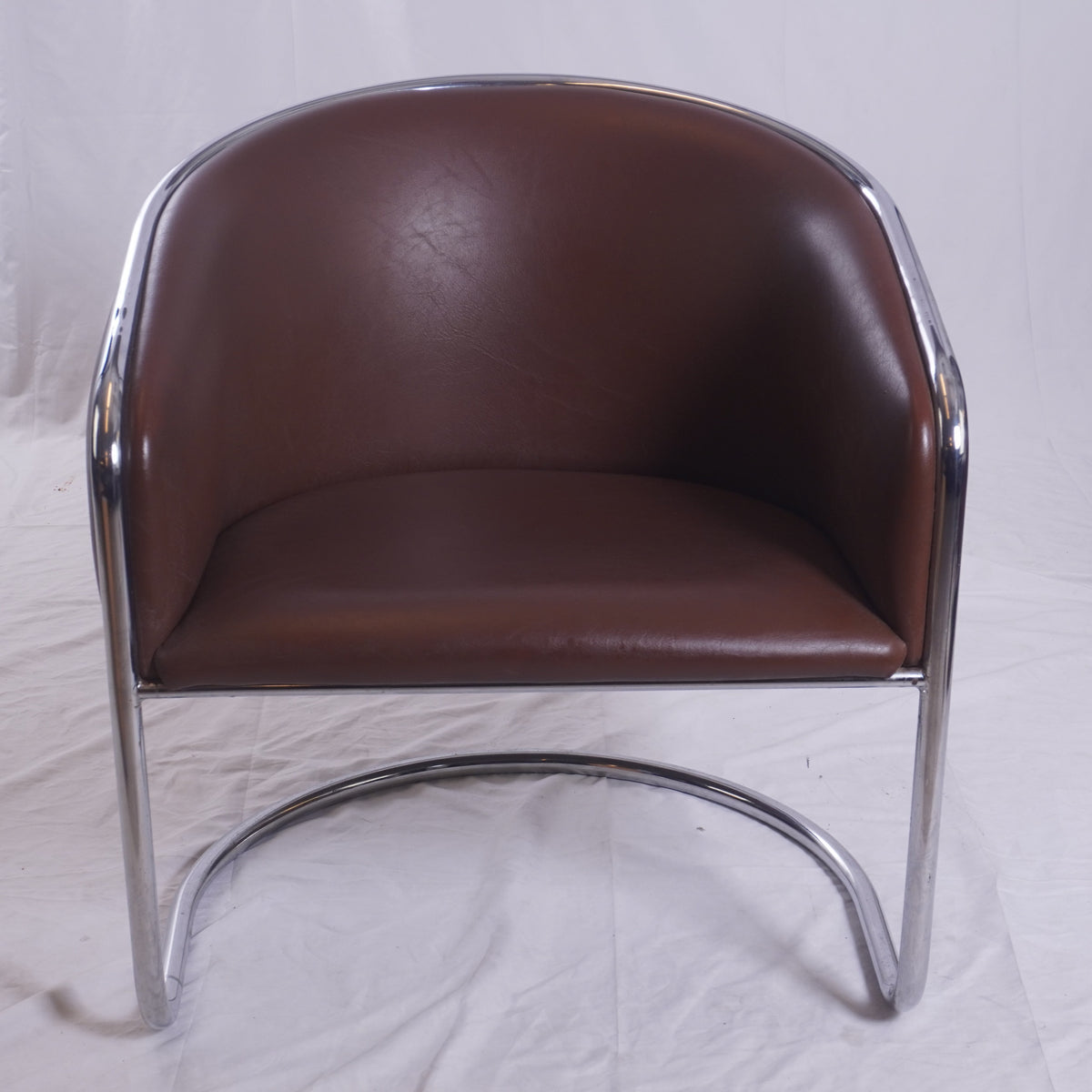 JOAN BURGASSER ANTON LORENZ FOR THONET CLUB TUB LOUNGE CHAIR