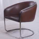 JOAN BURGASSER ANTON LORENZ FOR THONET CLUB TUB LOUNGE CHAIR