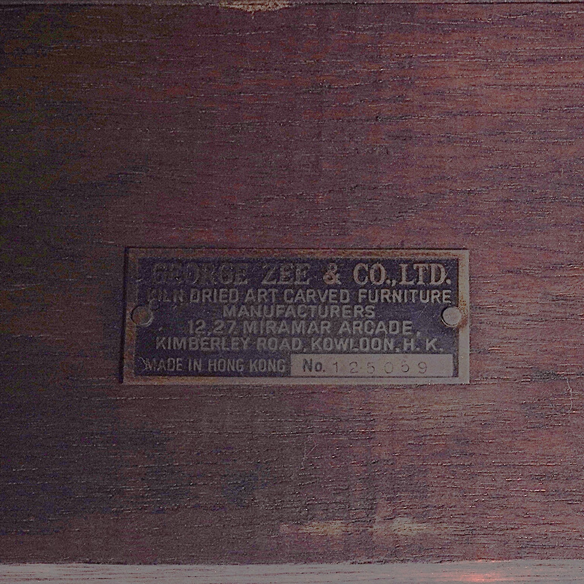 Antique George Zee Asian Carved TEA Coffee TABLE, 7 pcs