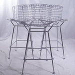 Knoll Bertoia Bar Stools Designed by Harry Bertoia, Set of 3