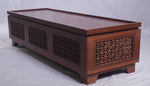 Moursharaby Syrian Style Hand Carved Custom Bench from Morocco