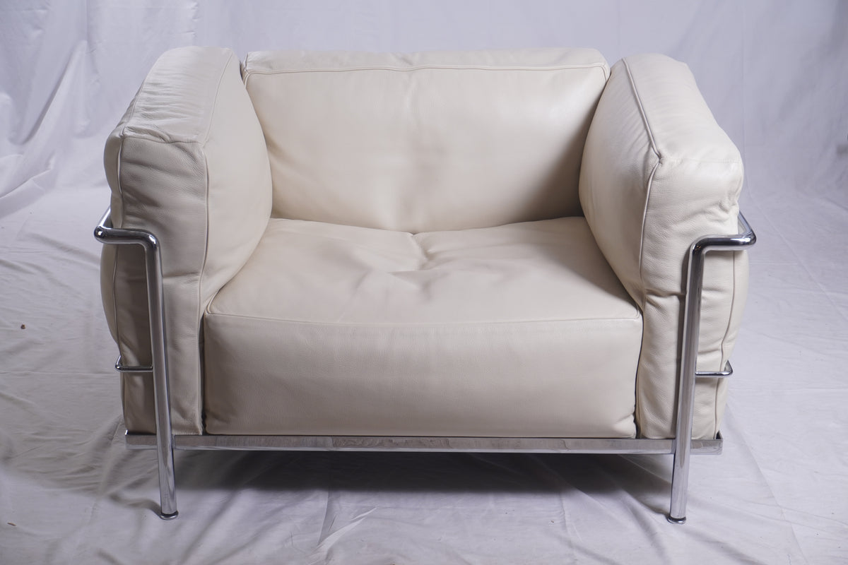 LC3 Armchair by Le Corbusier for Cassina, Italy, Pair of