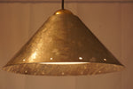 Ron Rezek Modern Steel and Zinc Hanging Lamp, c.1980
