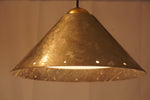 Ron Rezek Modern Steel and Zinc Hanging Lamp, c.1980