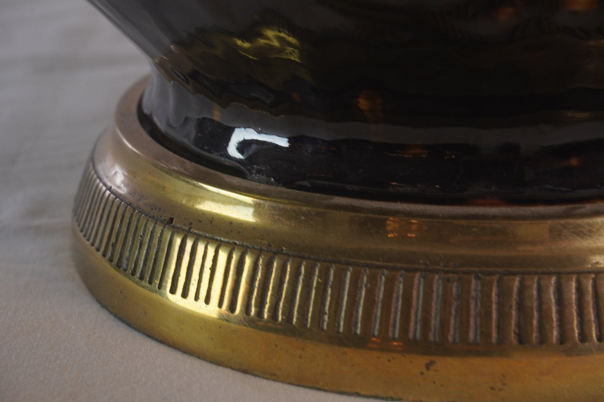 VAUGHAN DESIGNS Avebury Gourd Tortoiseshell Table Lamp