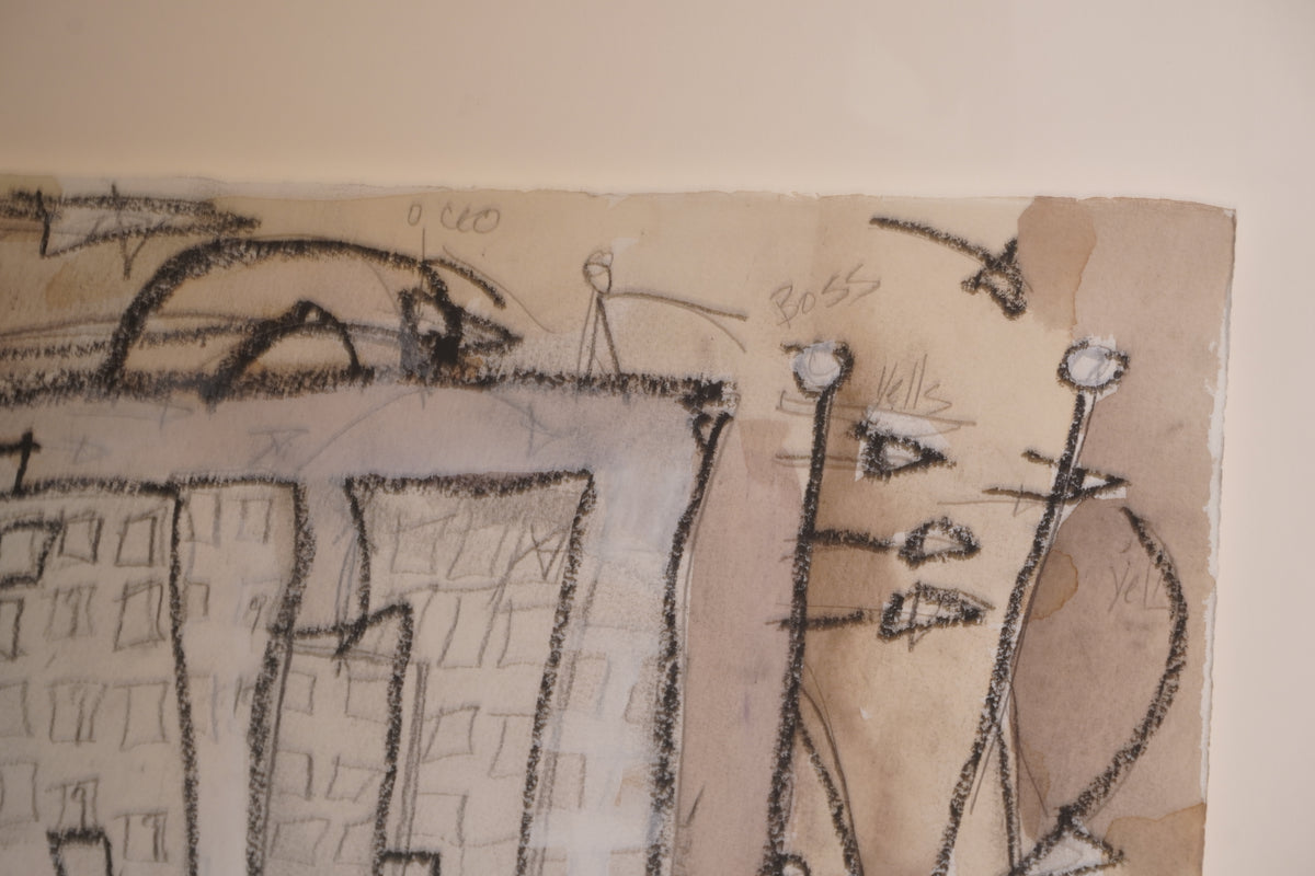 Lindsey Nobel Mixed Media Artwork 1997