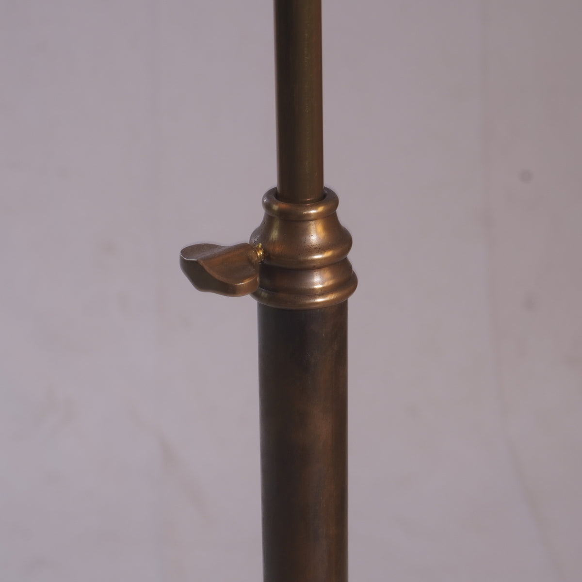 Vintage Maison Jansen Style Swing-Arm Brass Adjustable Reading Floor Lamp