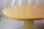Karl Spring MCM Lacquered Goatskin Dining, Conference Table  C1970s
