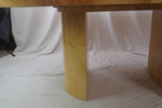 Karl Spring MCM Lacquered Goatskin Dining, Conference Table  C1970s
