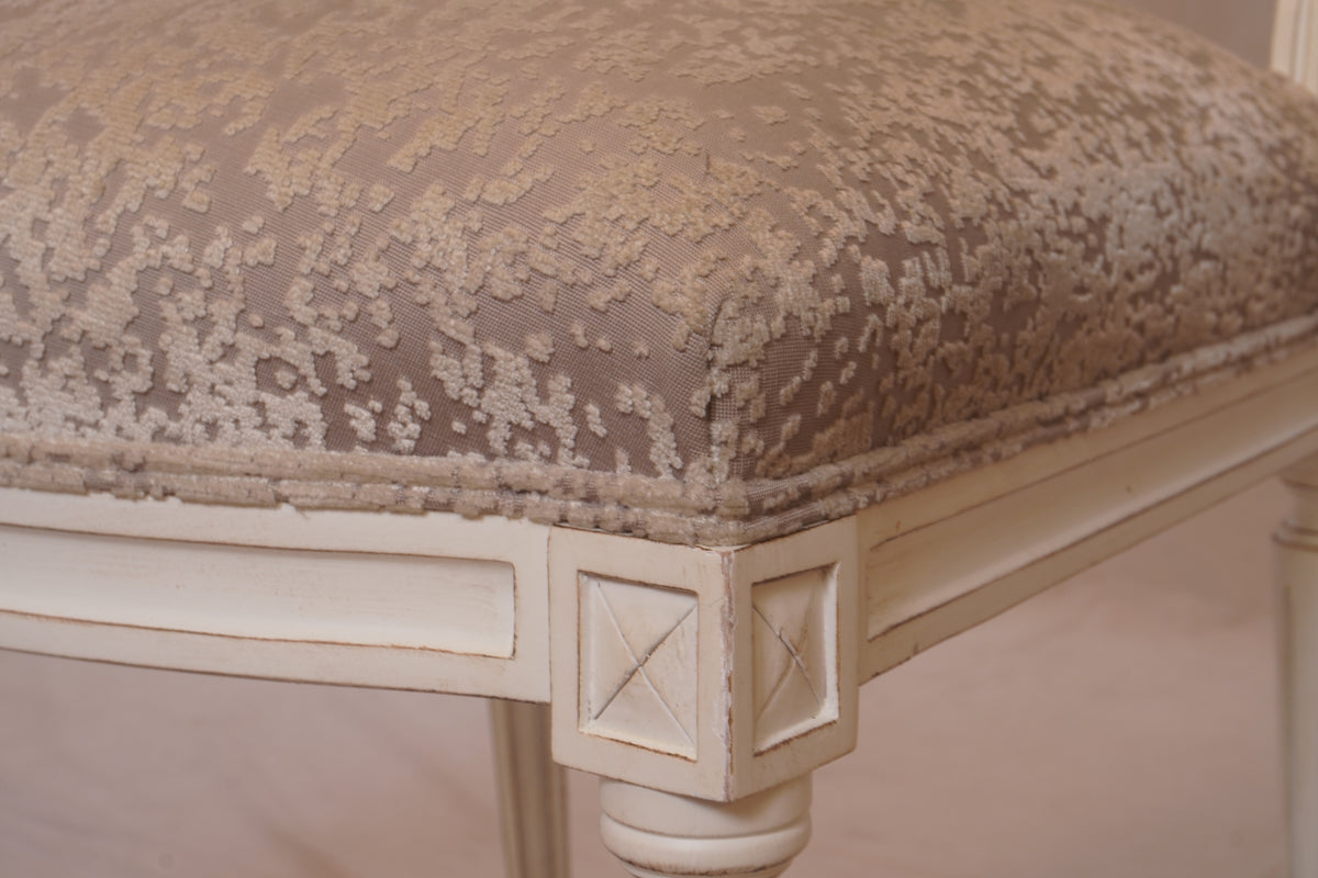 Custom French Louis XVI Style Chairs, Set of 4