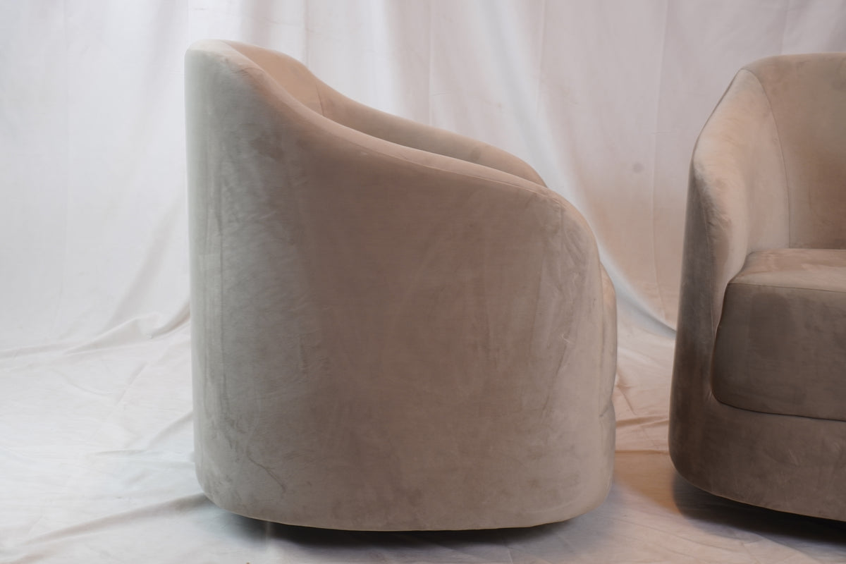 Roberta Schilling NINHO SWIVEL CHAIRS, Pair of