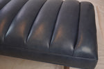 Arteriors Christophe Indigo Leather Refinery Bench