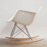 Eames Molded Plastic Armchair, Rocker Base from Herman Miller