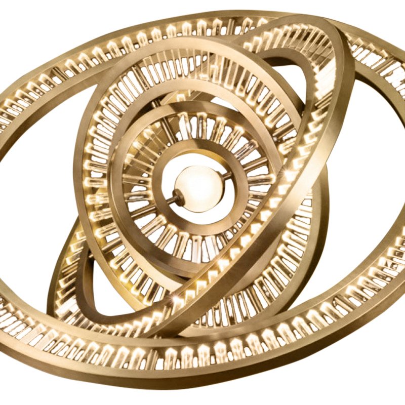 DV2052 Rosen Bridge Pendant Light or Chandelier by Alan Mizrahi Lighting