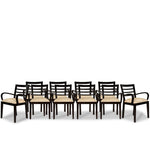 Set of 10 Dakota Jackson Dining Chairs