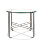 Design Institute America Modern Chrome Center or Side Table