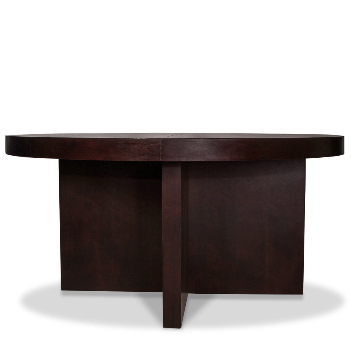 Desiron Lo-Lin Racetrack Round Dining Table with Two Leaves