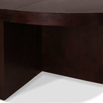 Desiron Lo-Lin Racetrack Round Dining Table with Two Leaves