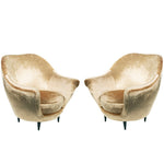 Pair of Federico Munari Italian Lounge Chairs C1950s