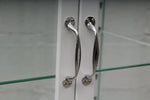Dulton Modern Industrial Style Steel and Glass Medical Cabinet