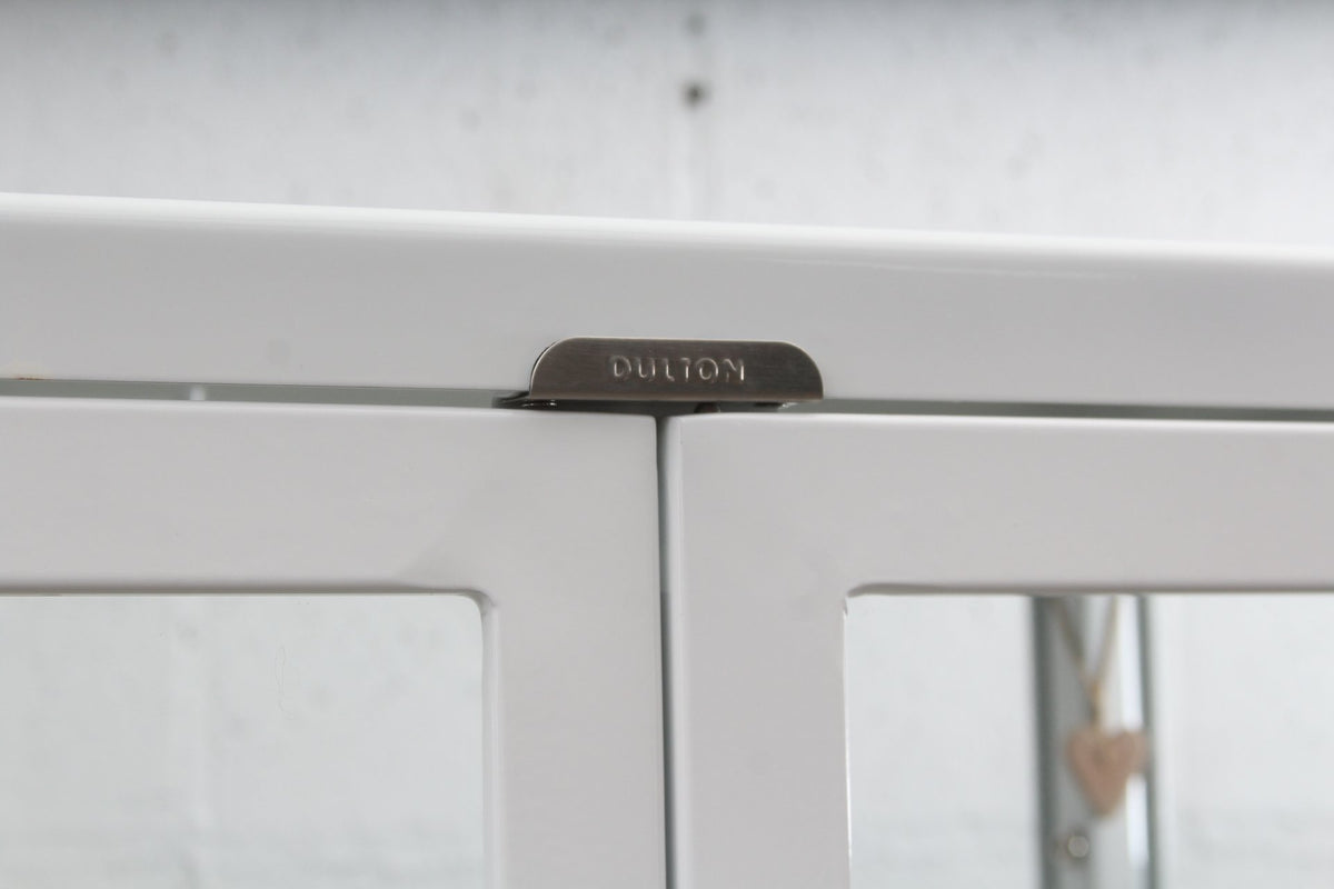 Dulton Modern Industrial Style Steel and Glass Medical Cabinet
