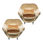 Pair of Federico Munari Italian Lounge Chairs C1950s