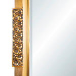 Art Deco Hand Carved Hanging Mirror with Tassels Attributed to Maurice Jallot