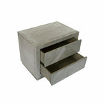 Pair of RH Herringbone Closed Nightstands
