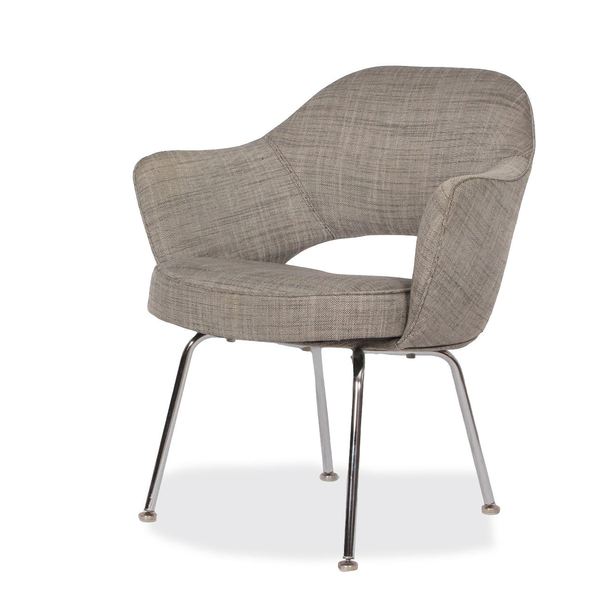 Eero Saarinen Executive Armchairs Upholstered in Kravet C1970s, set of 6
