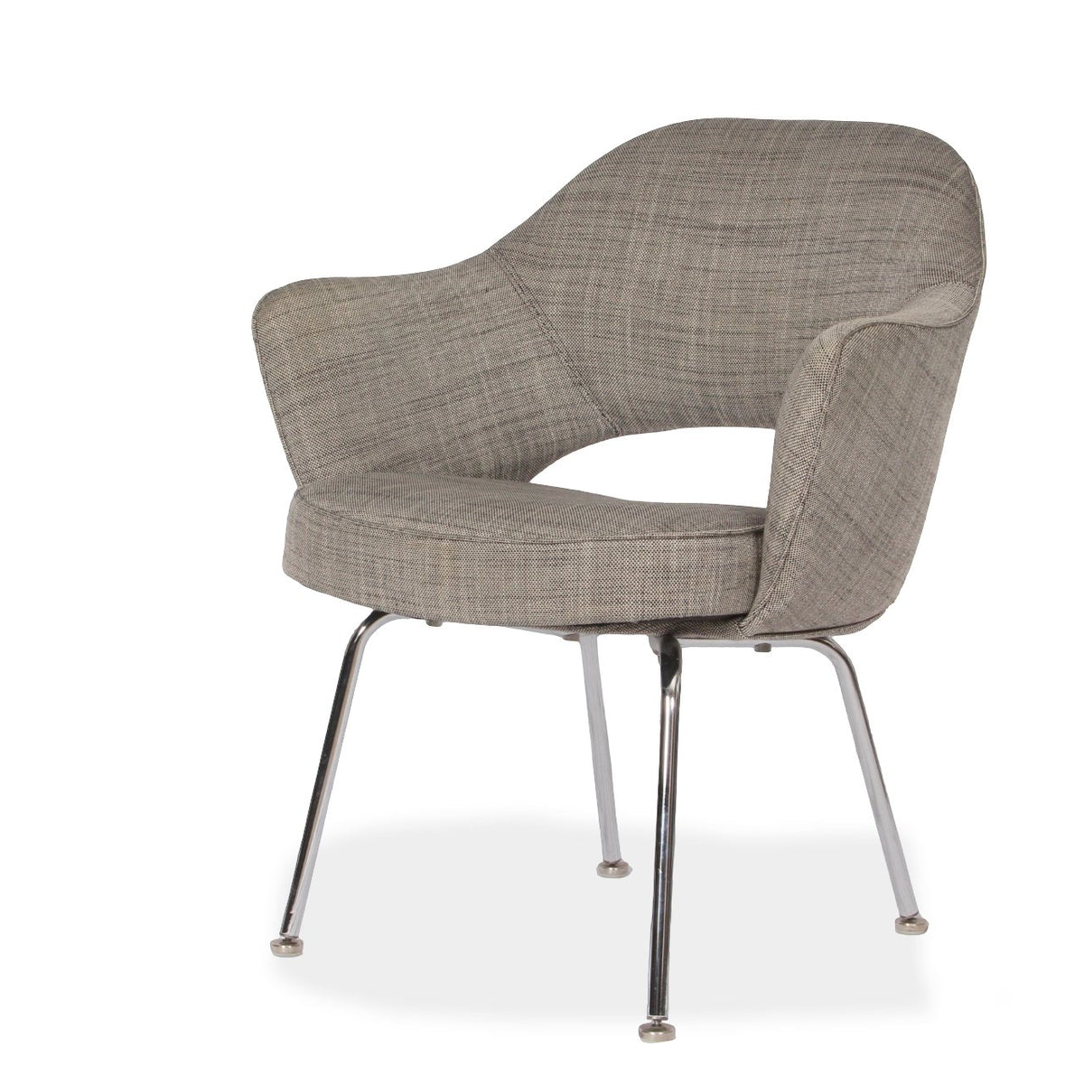 Eero Saarinen Executive Armchairs Upholstered in Kravet C1970s, set of 6