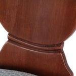 Empire Style Gondola Mahogany Dining Chairs with French Polish, Set of 6
