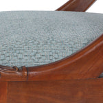 Empire Style Gondola Mahogany Dining Chairs with French Polish, Set of 6