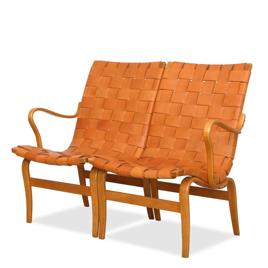 Eva 2-Seater Sofa by Bruno Mathsson for Firma Karl Mathsson