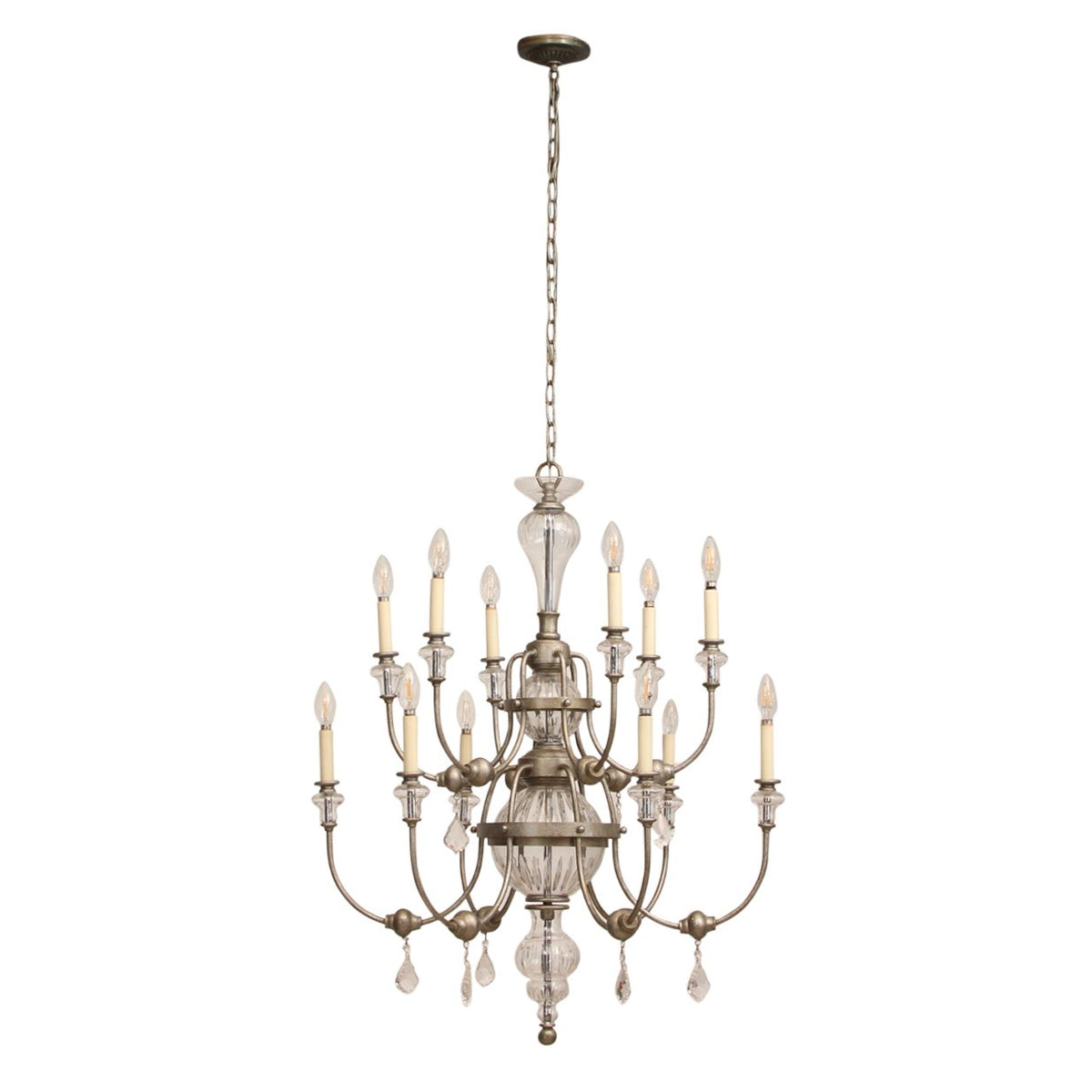 FRENCH COUNTRY Distressed Chandelier