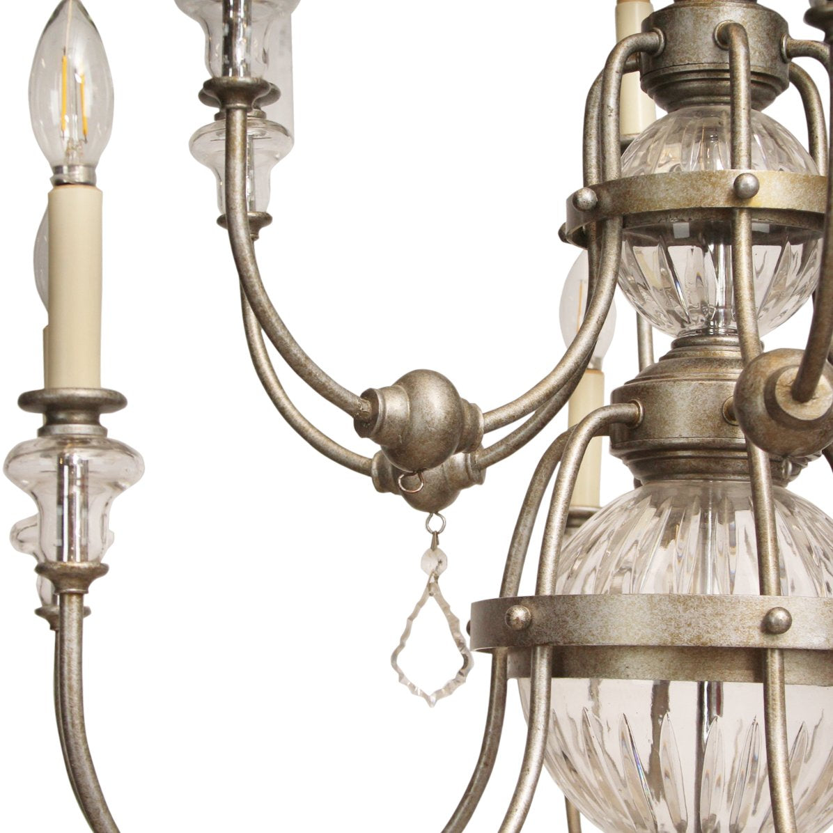 FRENCH COUNTRY Distressed Chandelier